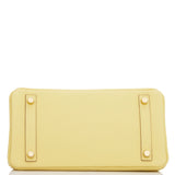 Hermes Birkin 25 Jaune Poussin Togo Gold Hardware