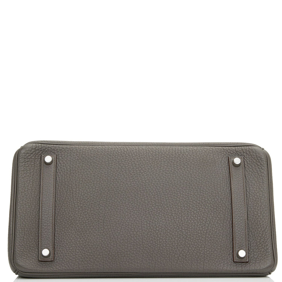 Hermes Birkin 35 Etain Togo Palladium Hardware