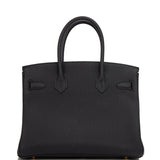 Hermes Birkin 30 Black Togo Gold Hardware