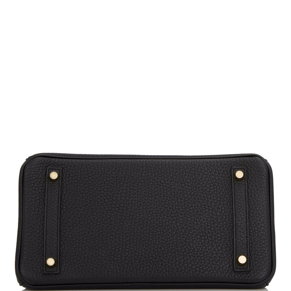 Hermes Birkin 30 Black Togo Gold Hardware