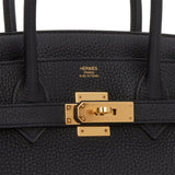 Hermes Birkin 30 Black Togo Gold Hardware