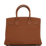 Hermes Birkin 30 Gold Togo Gold Hardware