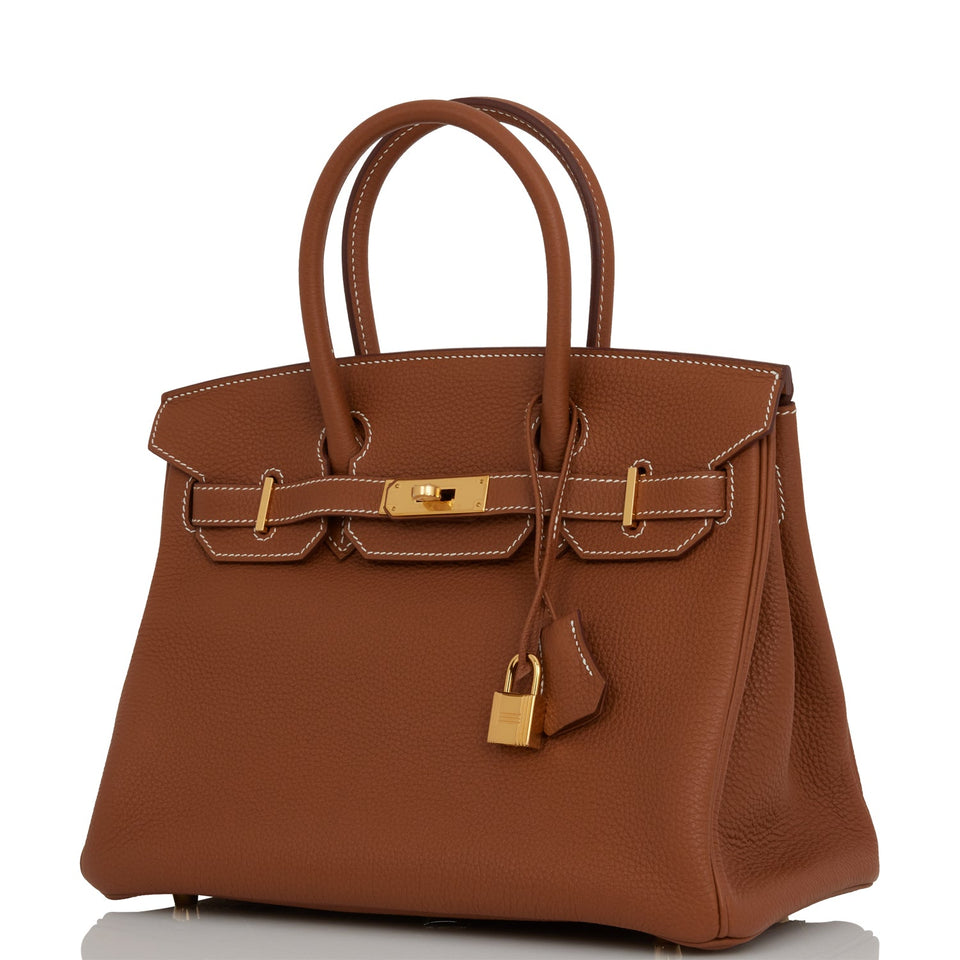 Hermes Birkin 30 Gold Togo Gold Hardware