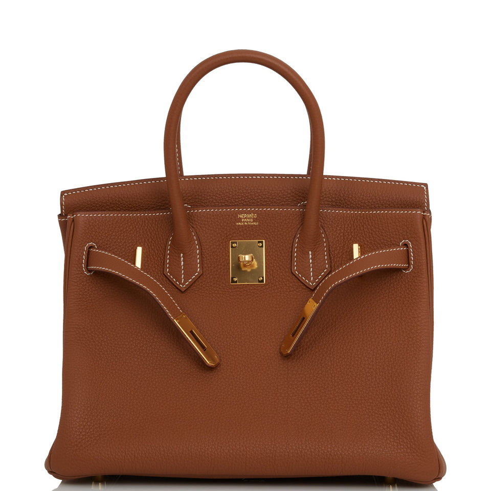 Hermes Birkin 30 Gold Togo Gold Hardware