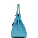 Hermes Birkin 30 Bleu du Nord Epsom Palladium Hardware