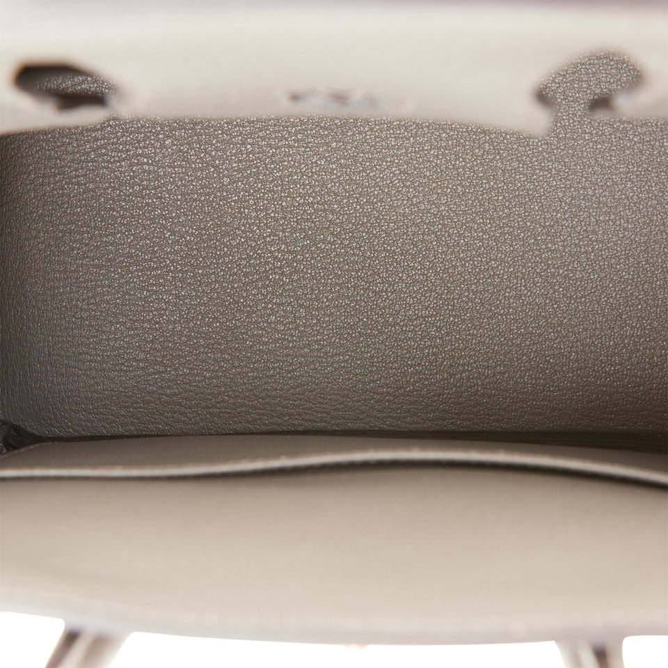 Hermes Birkin 25 Etain Togo Rose Gold Hardware