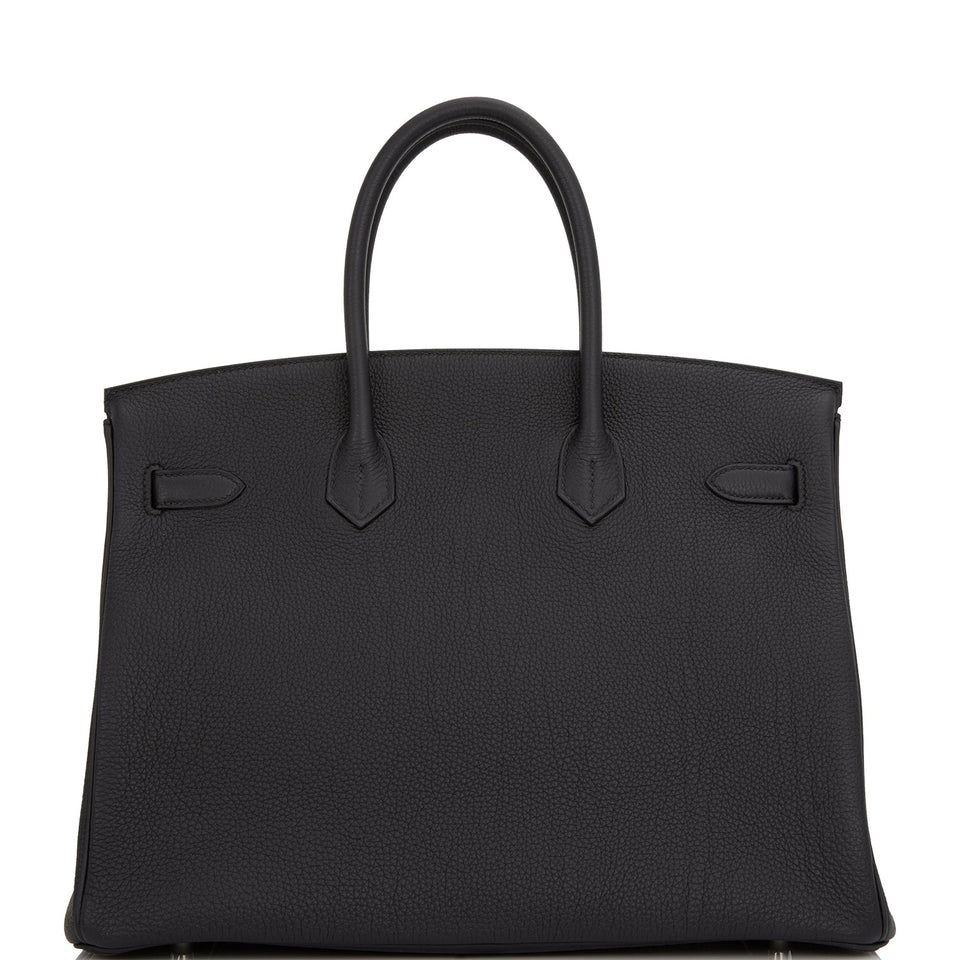 Hermes Birkin 35 Black Togo Palladium Hardware