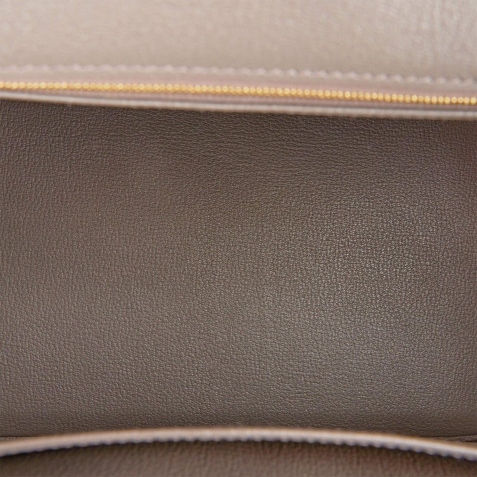 Hermes Birkin 35 Etain Togo Gold Hardware