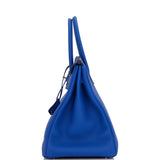 Hermes Birkin 35 Bleu Royal Togo Palladium Hardware