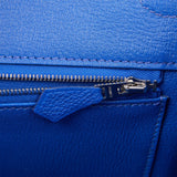 Hermes Birkin 35 Bleu Royal Togo Palladium Hardware