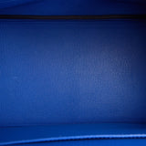 Hermes Birkin 35 Bleu Royal Togo Palladium Hardware