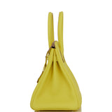Hermes Birkin 30 Lime Clemence Palladium Hardware