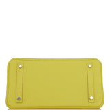 Hermes Birkin 30 Lime Clemence Palladium Hardware