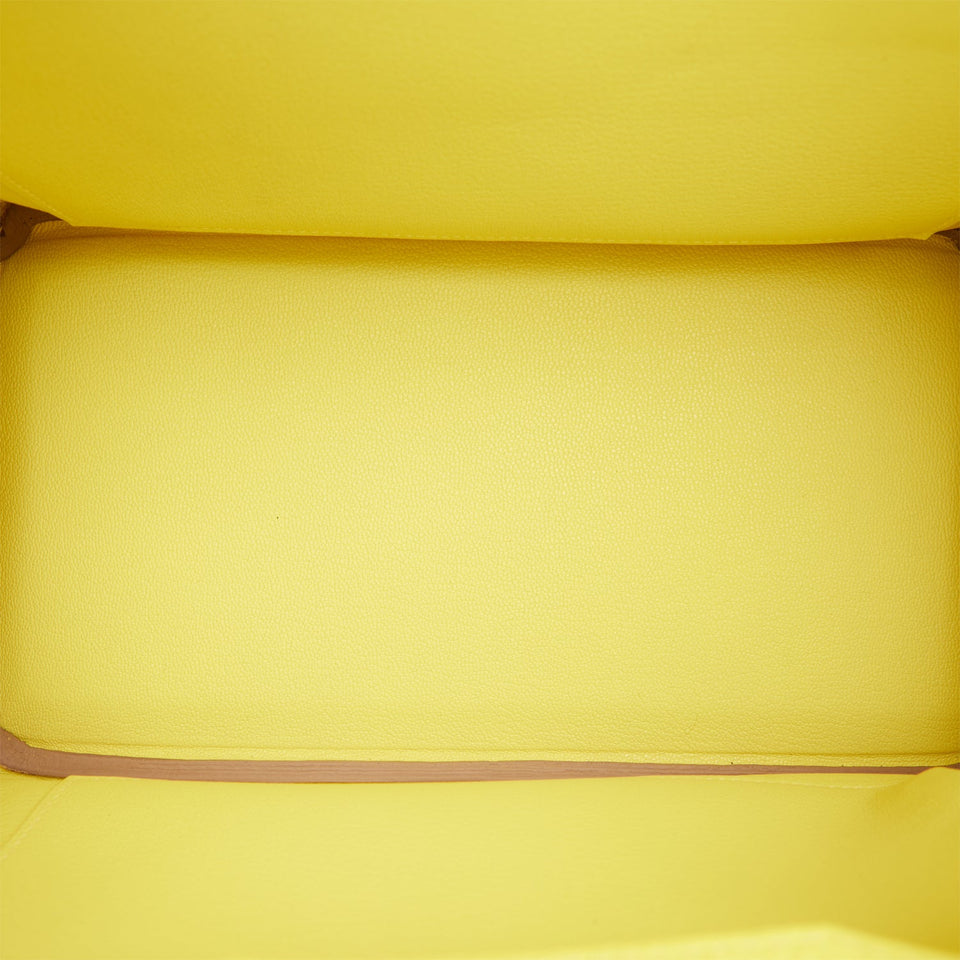 Hermes Birkin 30 Lime Clemence Palladium Hardware