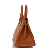 Hermes Birkin 25 Fauve Barenia Gold Hardware
