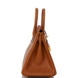 Hermes Birkin 25 Fauve Barenia Gold Hardware