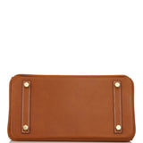 Hermes Birkin 25 Fauve Barenia Gold Hardware