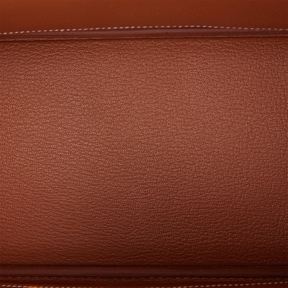 Hermes Birkin 25 Fauve Barenia Gold Hardware