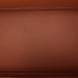 Hermes Birkin 25 Fauve Barenia Gold Hardware
