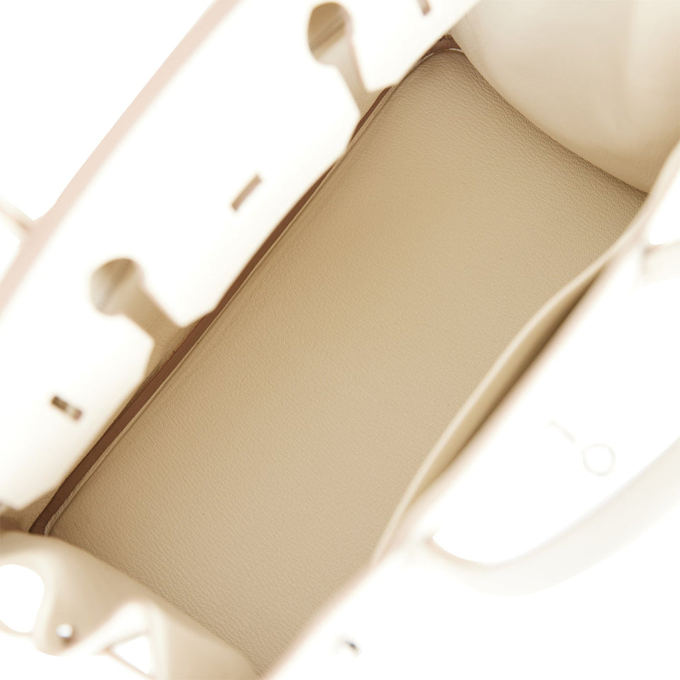 Hermes Birkin 30 Craie Togo Palladium Hardware