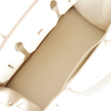 Hermes Birkin 30 Craie Togo Palladium Hardware