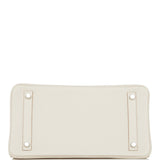 Hermes Birkin 30 Craie Togo Palladium Hardware