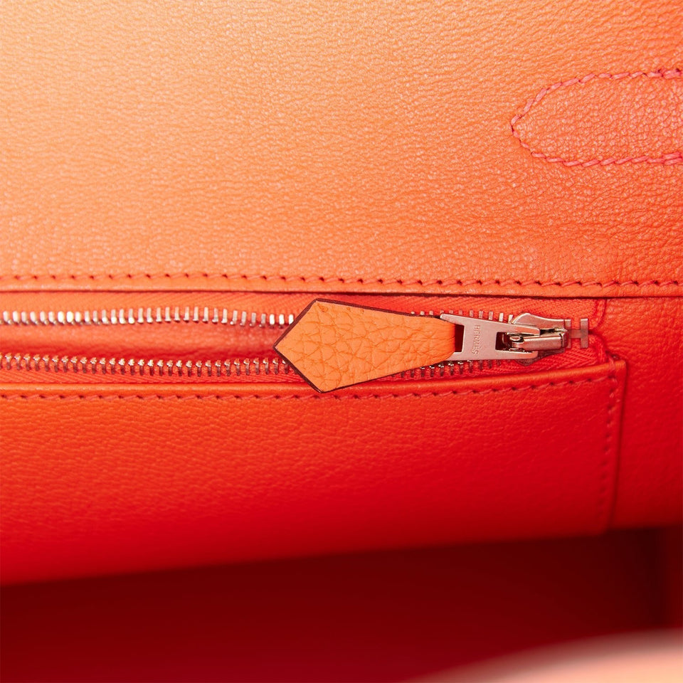 Hermes Birkin 35 Capucine Togo Palladium Hardware