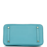 Hermes Birkin 30 Bleu Paon Togo Gold Hardware