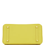 Hermes Birkin 30 Lime Epsom Gold Hardware