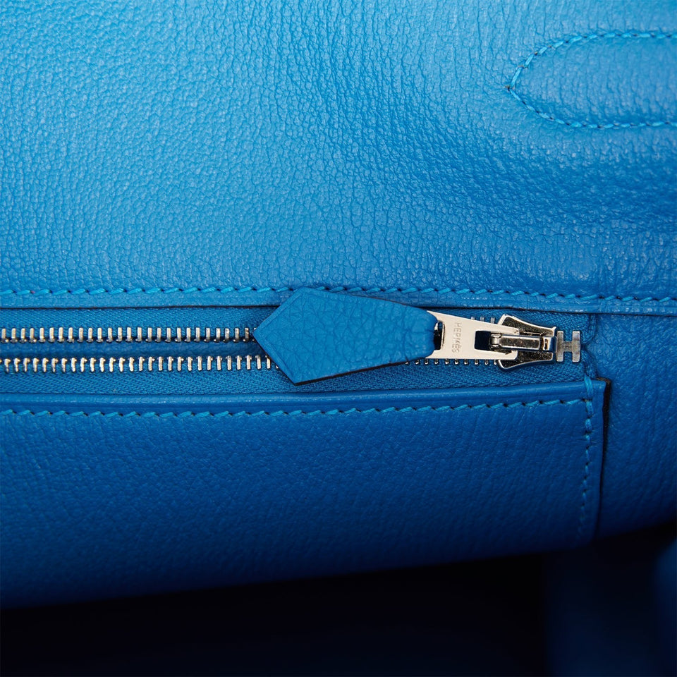 Hermes Birkin 40 Mykonos Togo Palladium Hardware