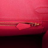 Hermes Birkin 30 Rose Extreme Epsom Gold Hardware