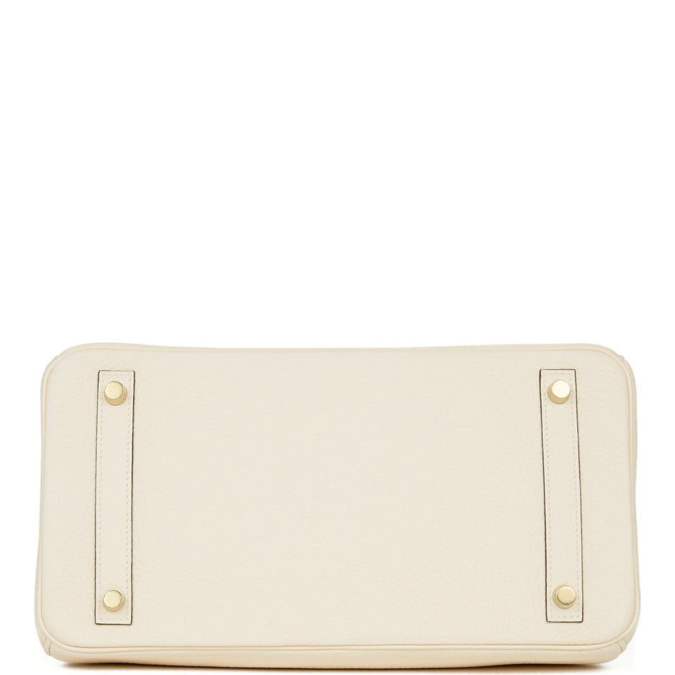 Hermes Birkin 30 Nata Clemence Gold Hardware