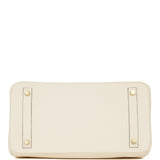Hermes Birkin 30 Nata Clemence Gold Hardware