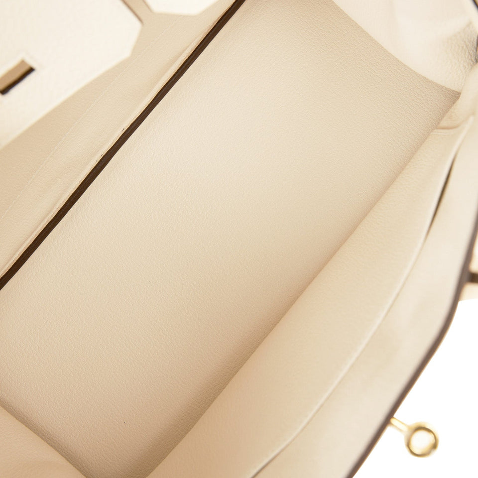 Hermes Birkin 30 Nata Clemence Gold Hardware