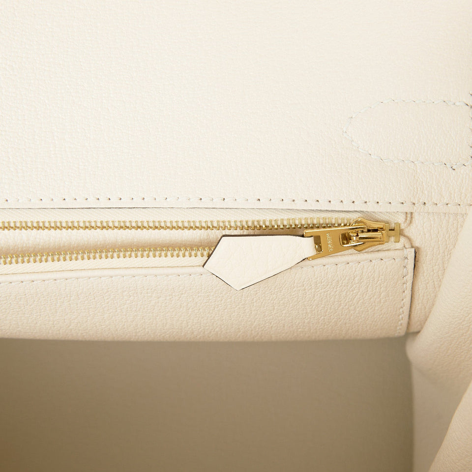 Hermes Birkin 30 Nata Clemence Gold Hardware
