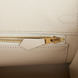 Hermes Special Order (HSS) Birkin 25 Bleu Nuit and Craie Togo Gold Hardware