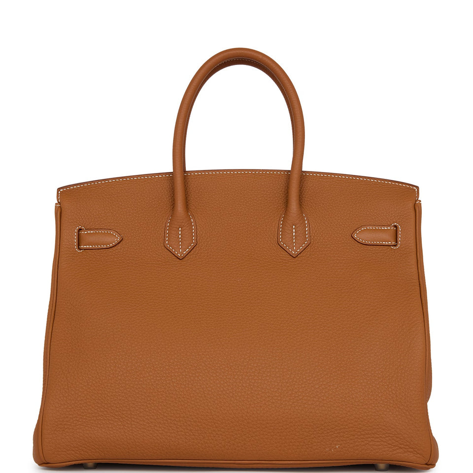 Hermes Birkin 35 Gold Togo Gold Hardware