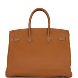Hermes Birkin 35 Gold Togo Gold Hardware