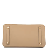 Hermes Birkin 30 Trench Clemence Gold Hardware