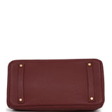 Hermes Birkin 35 Rouge H Togo Gold Hardware Deposit