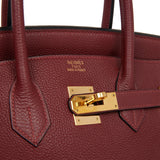 Hermes Birkin 35 Rouge H Togo Gold Hardware Deposit