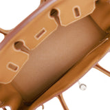 Hermes Birkin 25 Gold Togo Palladium Hardware