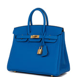 Hermes Birkin 25 Bleu Zellige Togo Gold Hardware