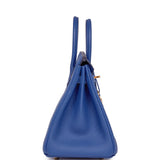 Hermes Birkin 25 Bleu France Togo Gold Hardware