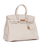 Hermes Birkin 35 Craie Togo Rose Gold Hardware - Payment 1 of 3