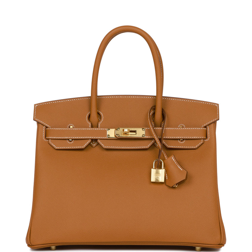 Hermes Birkin 30 Gold Epsom Gold Hardware