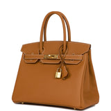 Hermes Birkin 30 Gold Epsom Gold Hardware