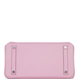 Hermes Birkin 30 Mauve Sylvestre Epsom Palladium Hardware