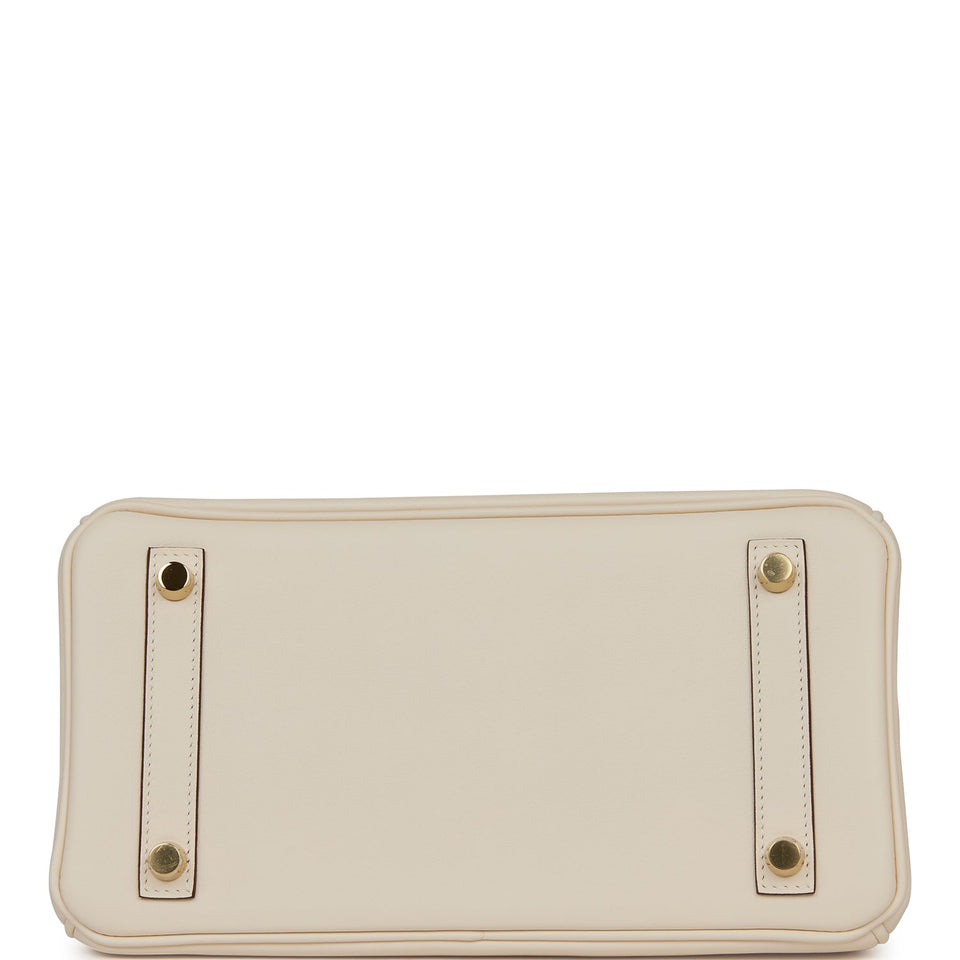 Hermes Birkin 25 Nata Swift Gold Hardware