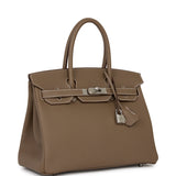 Hermes Birkin 30 Etoupe Togo Palladium Hardware